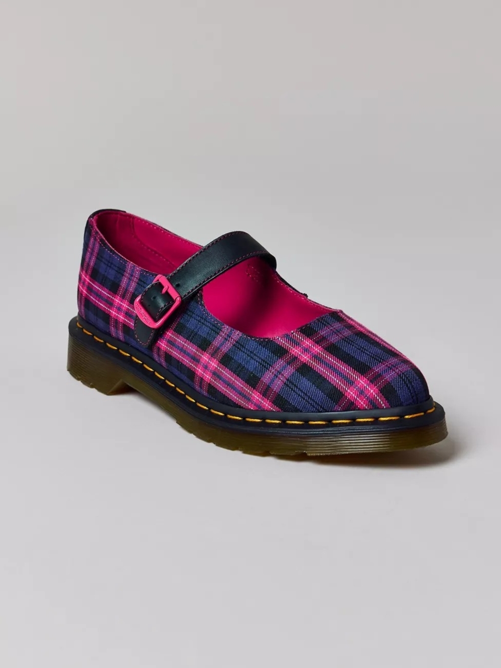 Dr. Martens Women's Elphie Plaid Mary Jane - Picture 3 of 4